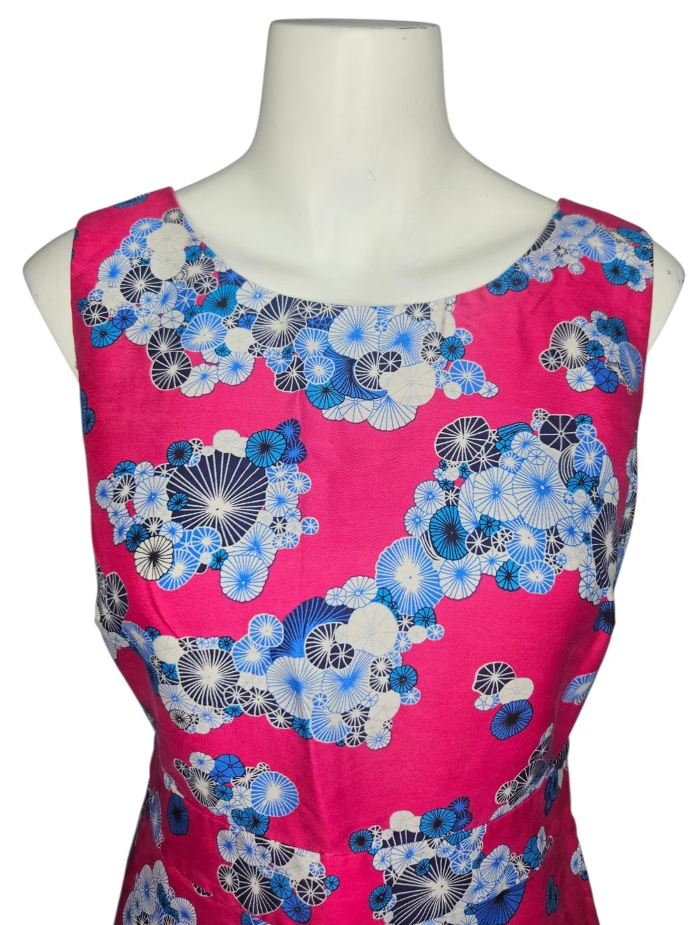 DVF‎ Topanga Mikado Flowers Fit & Flare Kentucky Derby Dress Sz 4